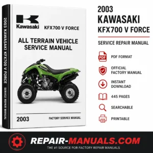 2003 Kawasaki KFX700 V Force Factory Service Repair Manual PDF