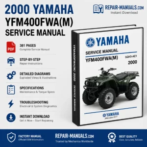 2000 Yamaha YFM400FWA Big Bear 400 Kodiak 400 Factory Service Repair Manual PDF