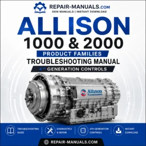 Allison 1000 and 2000 Product Families Troubleshooting Manual TS3977EN 4th Generation Controls PDF