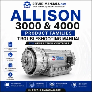 Allison 3000 & 4000 Product Families Troubleshooting Manual TS3989EN PDF