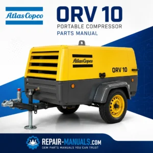 Atlas Copco ORV 10 Portable Compressor Parts Manual PDF Download