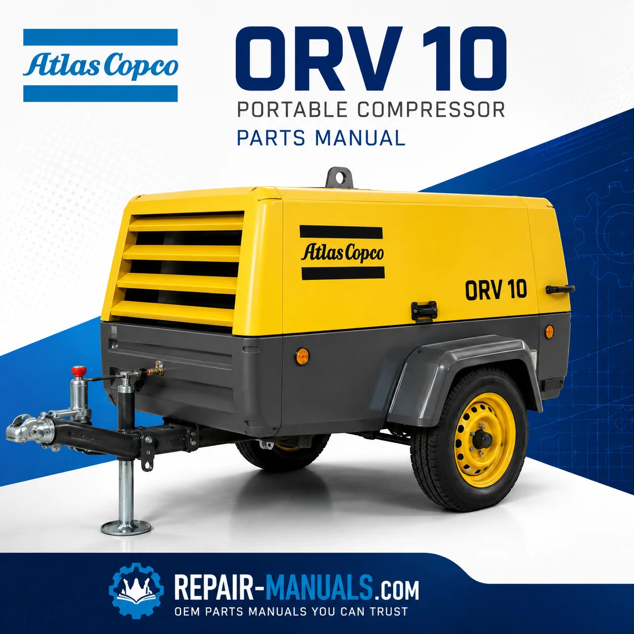 Atlas Copco ORV 10 Portable Compressor Parts Manual PDF Download
