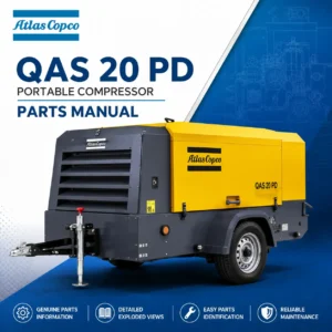 Atlas Copco QAS 20 PD Portable Generator Parts Manual PDF