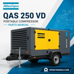Atlas Copco QAS 250 VD Portable Generator Parts Manual PDF
