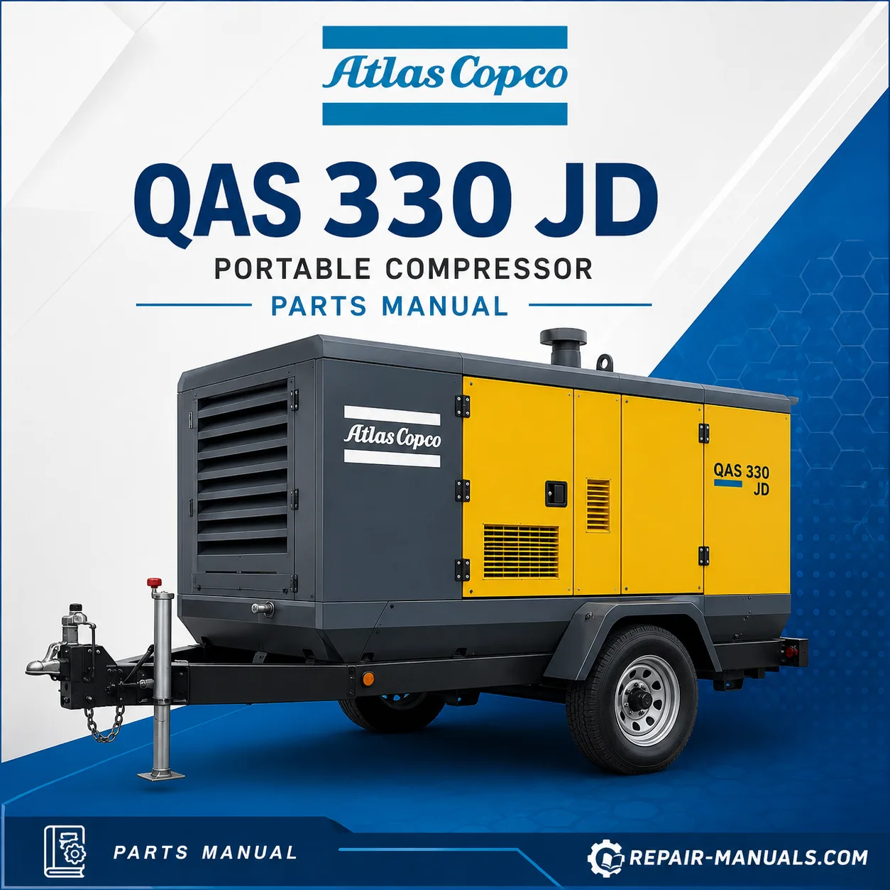 Atlas Copco QAS 330 JD Portable Generator Parts Manual PDF