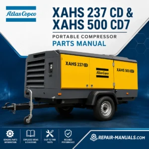 Atlas Copco XAHS 237 CD XAHS 500 CD7 Portable Compressor Parts Manual PDF