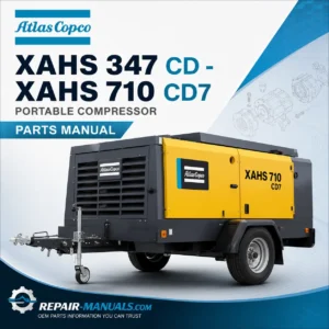 Atlas Copco XAHS 347 CD XAHS 710 CD7 Portable Compressor Parts Manual PDF