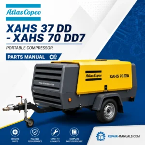 Atlas Copco XAHS 37 DD XAHS 70 DD7 Portable Compressor Parts Manual PDF