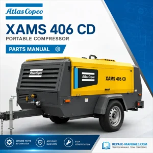 Atlas Copco XAMS 406 CD Portable Compressor Parts Manual PDF