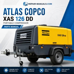 Atlas Copco XAS 126 DD Portable Compressor Parts Manual PDF