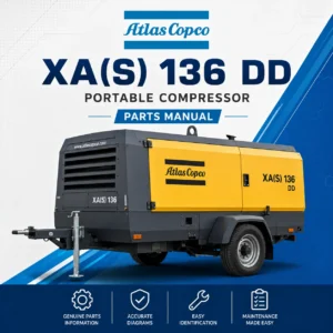 Atlas Copco XA(S) 136 DD Portable Compressor Parts Manual PDF