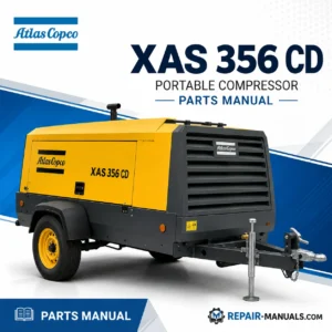 Atlas Copco XAS 356 CD Portable Compressor Parts Manual PDF