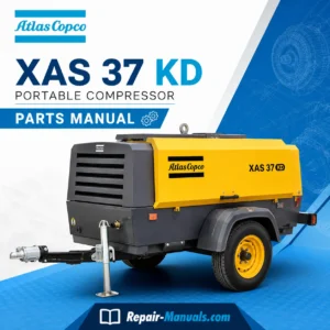 Atlas Copco XAS 37 KD Portable Compressor Parts Manual PDF Download