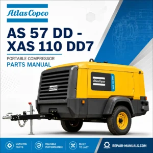 Atlas Copco XAS 57 DD XAS 110 DD7 Portable Compressor Parts Manual PDF