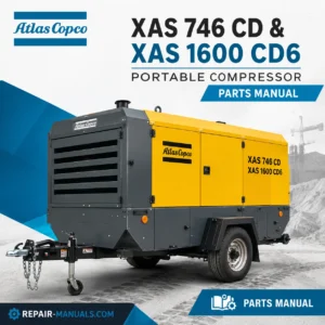 Atlas Copco XAS 746 CD XAS 1600 CD6 Portable Compressor Parts Manual PDF