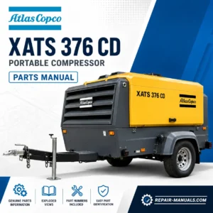 Atlas Copco XATS 376 CD Portable Compressor Parts Manual PDF