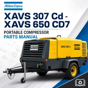 Atlas Copco XAVS 307 CD XAVS 650 CD7 Portable Compressor Parts Manual PDF