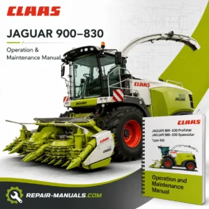 CLAAS JAGUAR 900 890 880 870 860 850 840 830 Operation and Maintenance Manual PDF