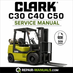 Clark C30 C40 C50 CF30 CF40 CF50 Forklift Service Repair Workshop Manual PDF