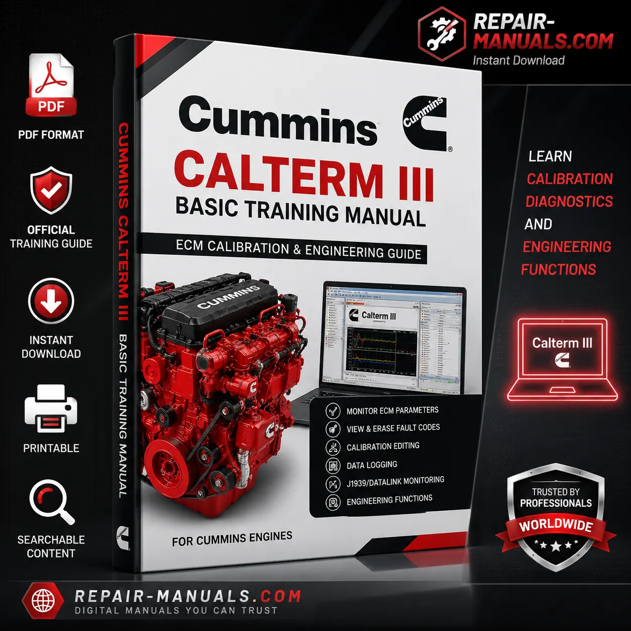 Cummins Calterm III Basic Training Manual PDF for ECM Calibration and Diagnostics