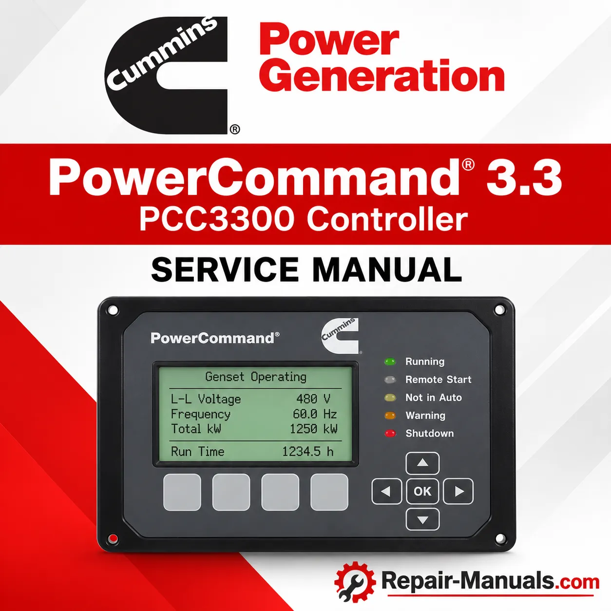 Cummins PowerCommand 3.3 PCC3300 Controller Service Repair Manual PDF