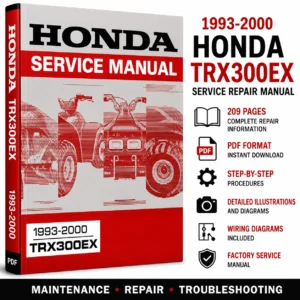 1993-2000 Honda TRX300EX Service Repair Manual PDF