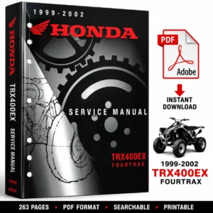 1999-2002 Honda TRX400EX FourTrax Service Repair Manual