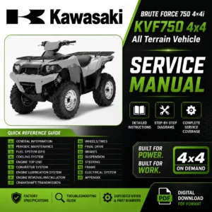 2008-2011 Kawasaki Brute Force 750 KVF750 Factory Service Repair Manual PDF