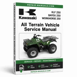 Kawasaki KLF250 Bayou 250 Workhorse 250 Factory Service Repair Manual PDF