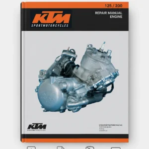 2003 KTM 125 200 SX MXC EXC Engine Repair Manual PDF