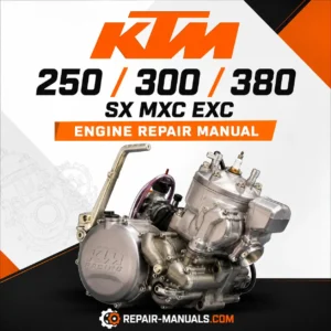 KTM 250 300 380 SX MXC EXC Engine Repair Manual PDF
