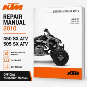 2010 KTM 450 SX ATV 505 SX ATV Factory Service Repair Manual PDF