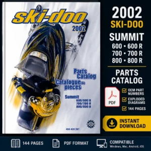 2002 Ski-Doo Summit 600 700 800 OEM Parts Catalog PDF