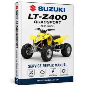 2003 Suzuki LT-Z400 QuadSport Factory Service Repair Manual PDF