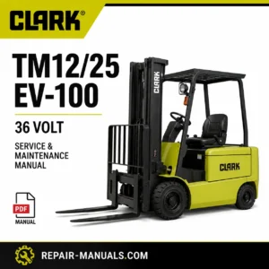 CLARK TM12/25 36 Volt EV-100 Service Manual
