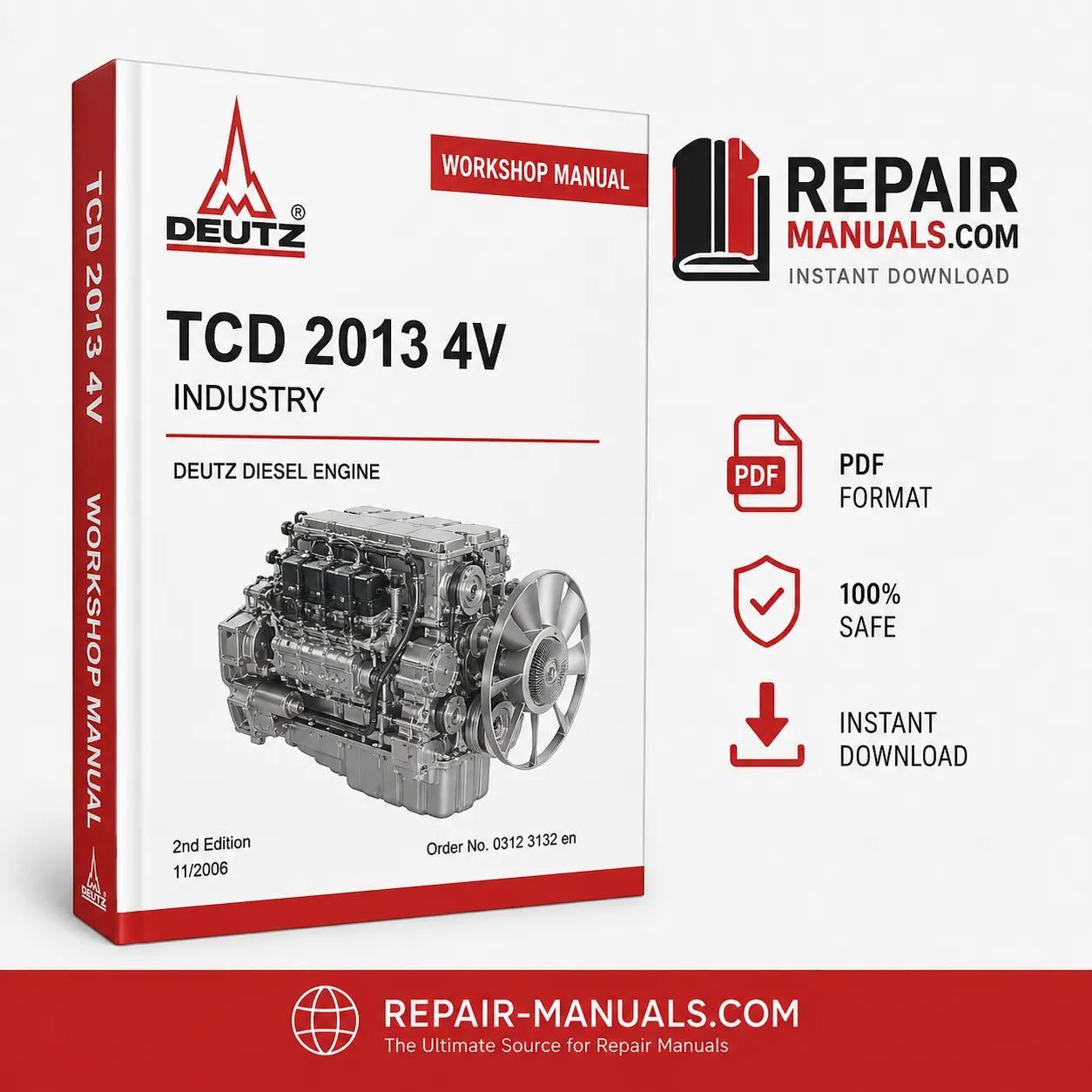 DEUTZ TCD 2013 4V Engine Workshop Repair Manual PDF