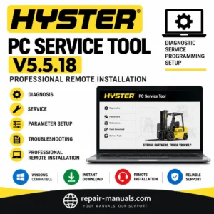 Hyster PC Service Tool V5.5.18 professional remote installation