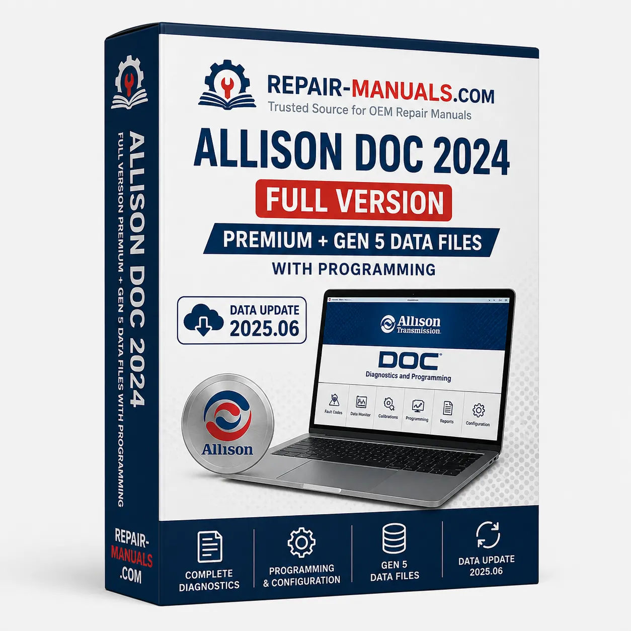 Allison DOC 2024 Full Version Premium with Gen 5 Data Files and Programming Data Update 2025.06