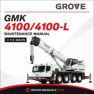 Grove GMK 4100 & GMK 4100-L Maintenance Manual