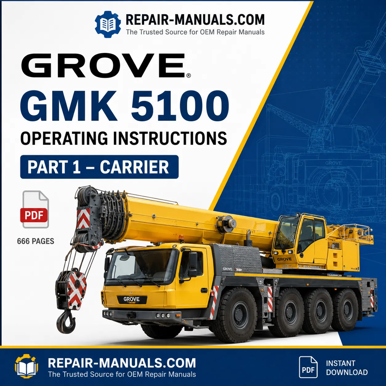 GROVE GMK 5100 Operating Instructions